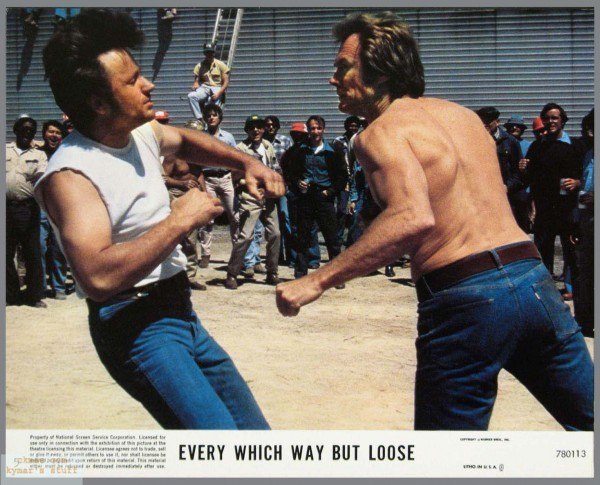 In a lighter turn, Eastwood is a trucker and bare-knuckle boxing champ searching to woo an ex-lover